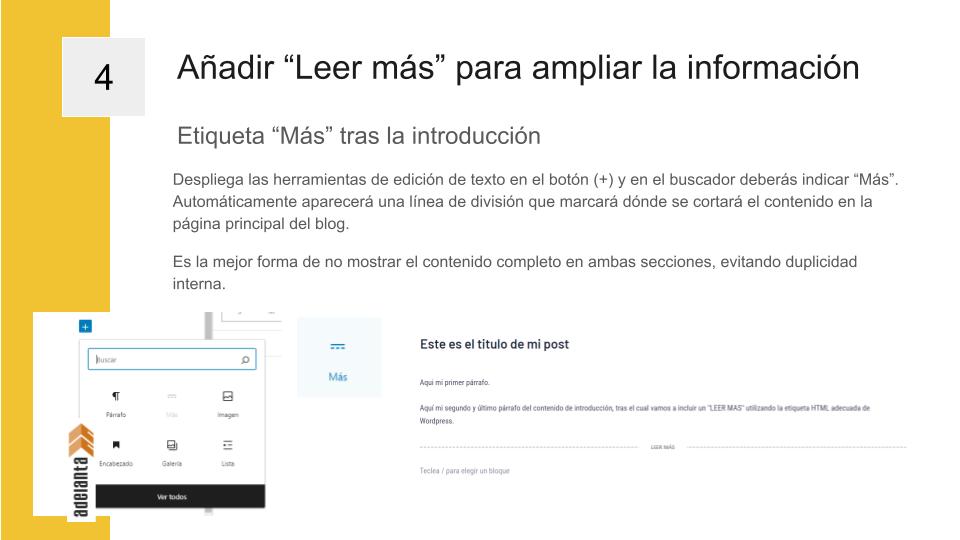 Añadir Leer Mas al comienzo del contenido en articulos de wordpress